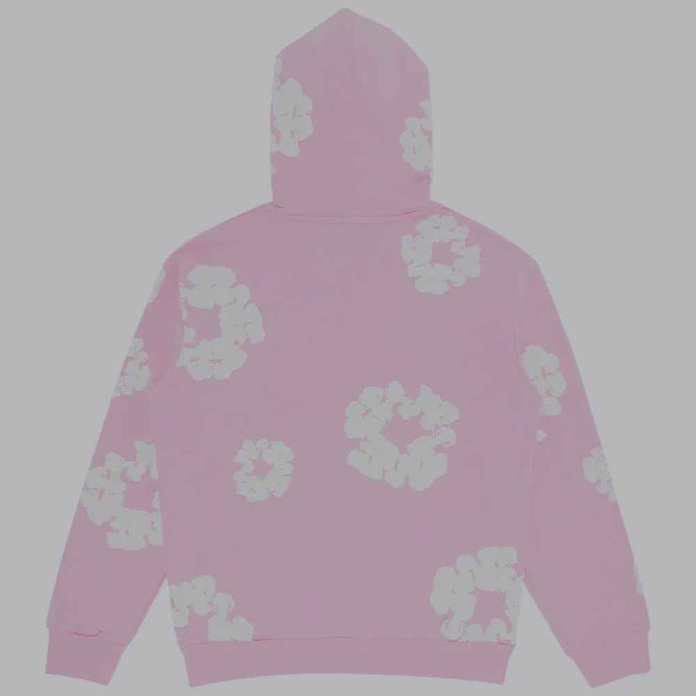Denim Tears Cotton Wreath Pullover Hoodie 'Pink'