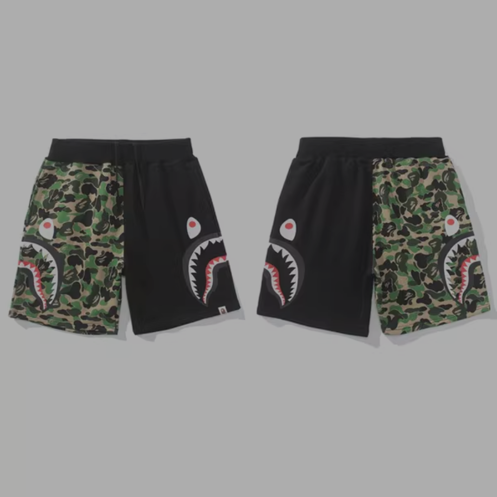 Bape Shorts 'Black-Camo' Split