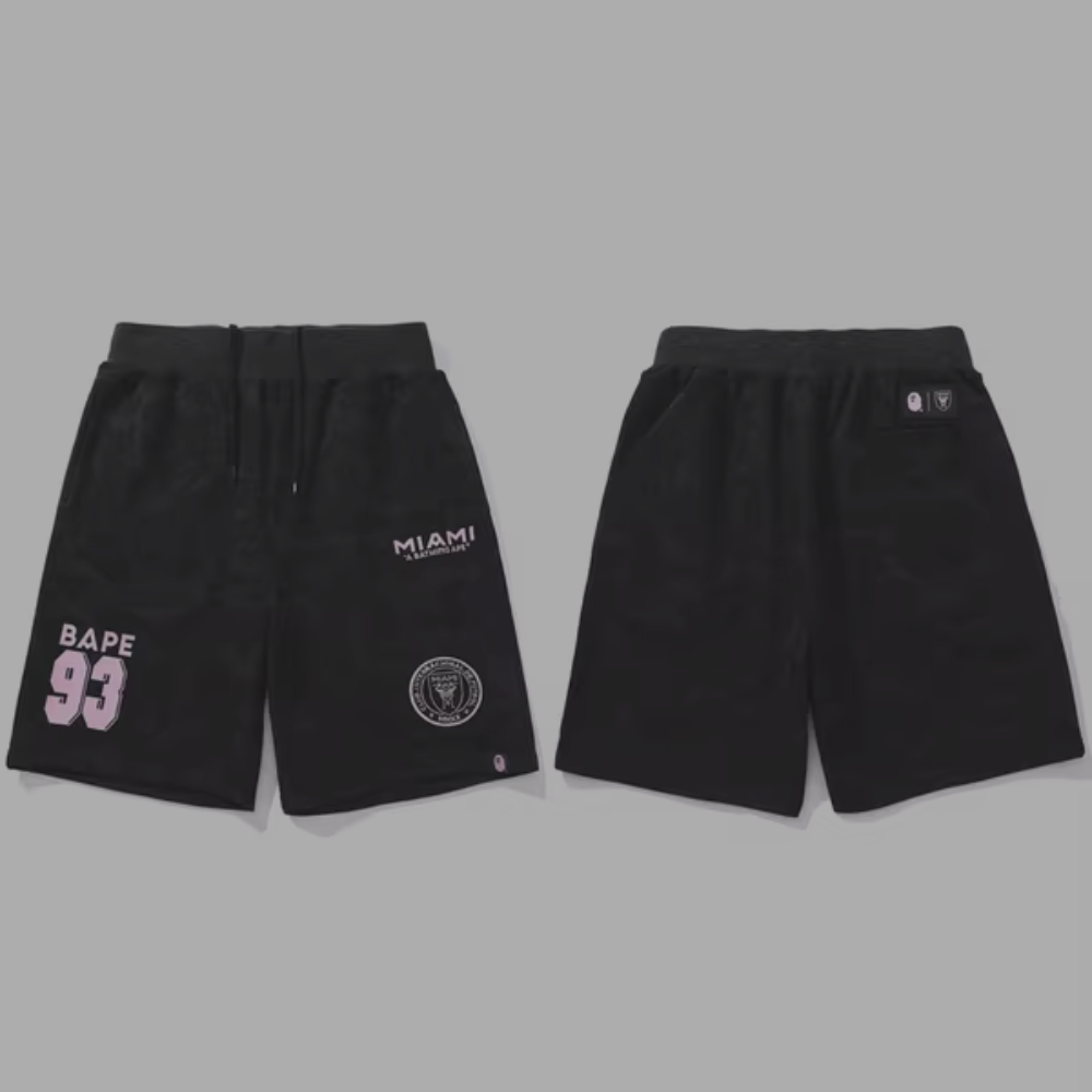 Bape Shorts 'Inter Miami' Black
