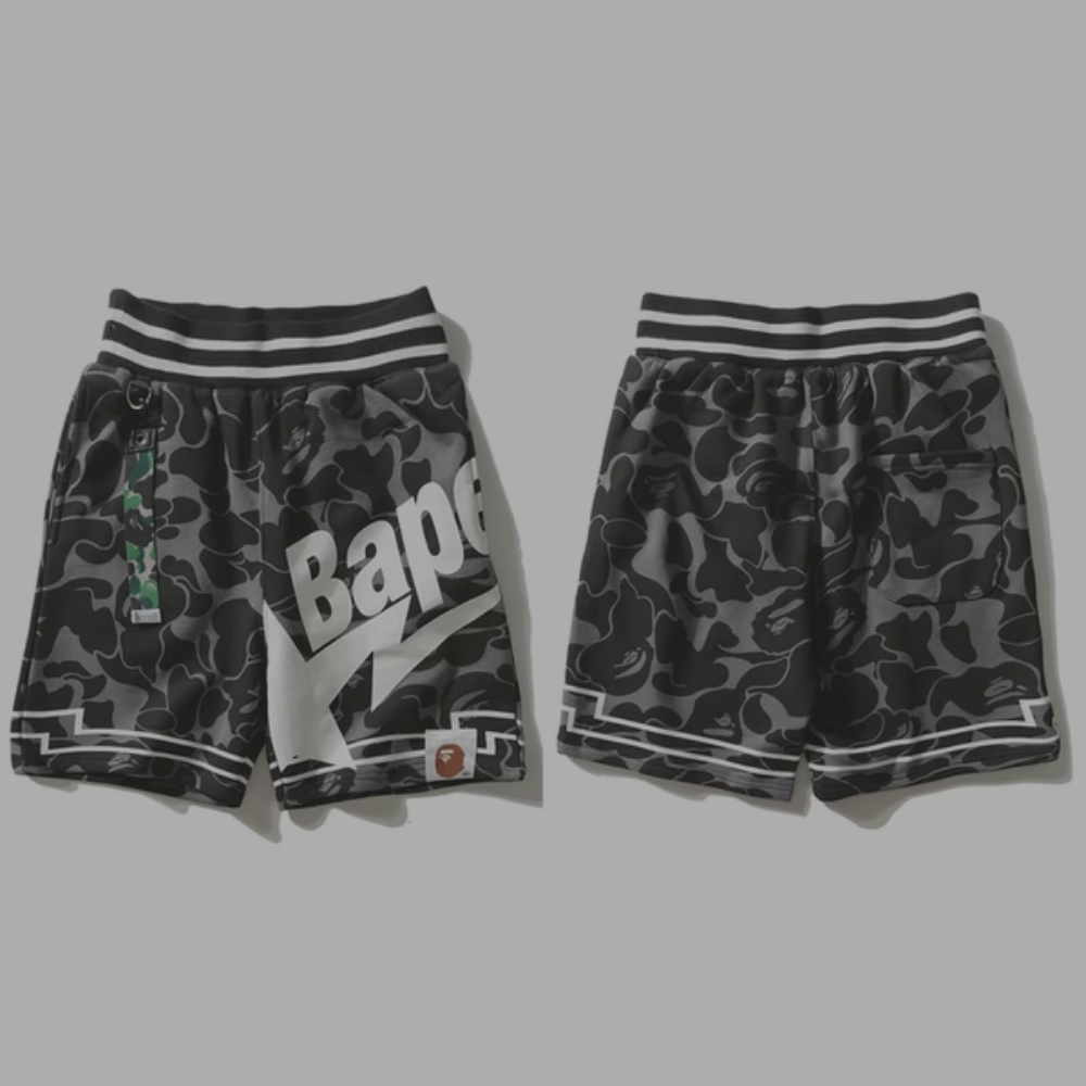Bape Shorts 'Bape Print' Camo