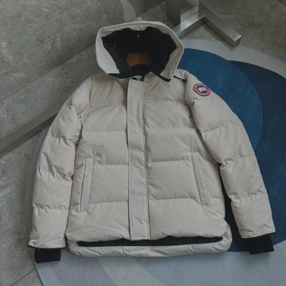 Canada Goose Puffer Jacket Hoodie 'White'