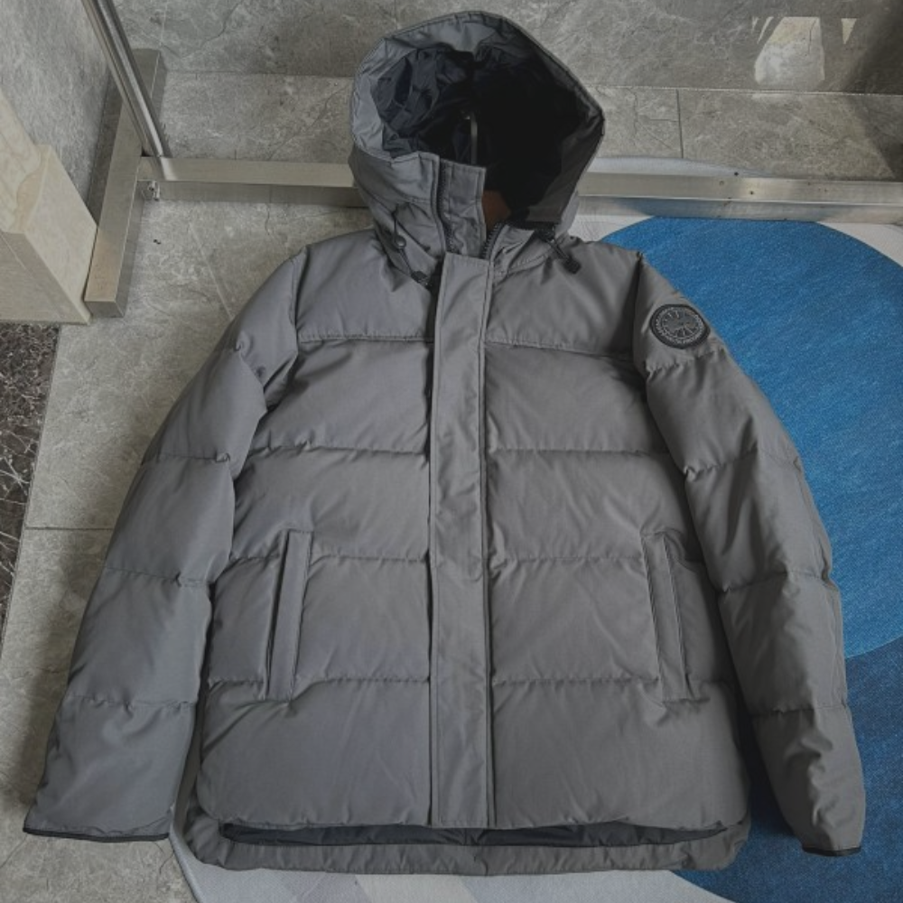 Canada Goose Puffer Jacket Hoodie 'Grey' 2