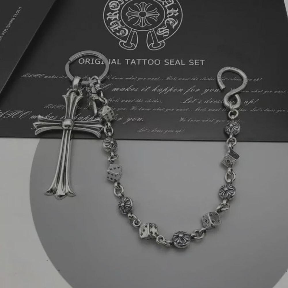 Chrome Hearts Attachment Chain 'Dice Rolls'
