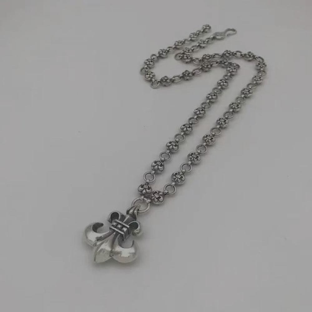 Chrome Hearts Necklace 'Fleur-De-Lis'