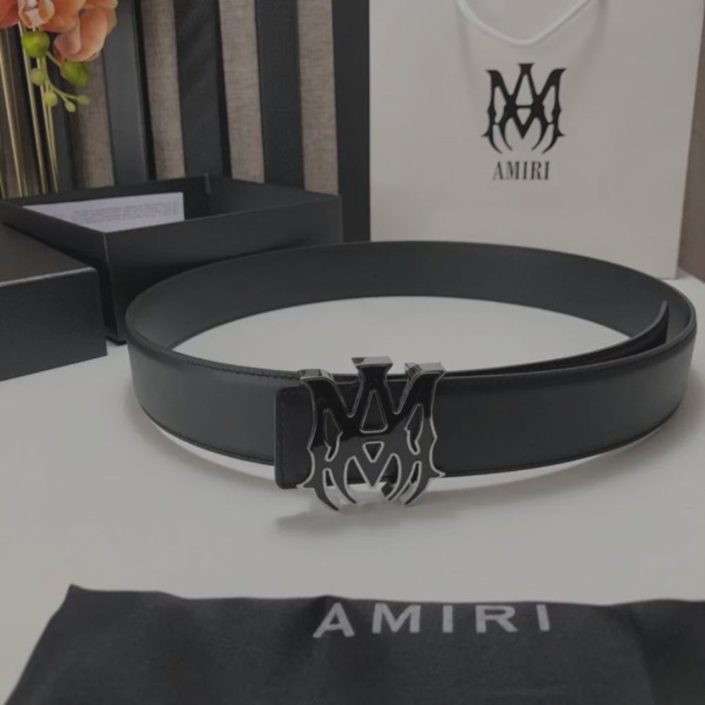 Amiri Belt 'Black Buckle'
