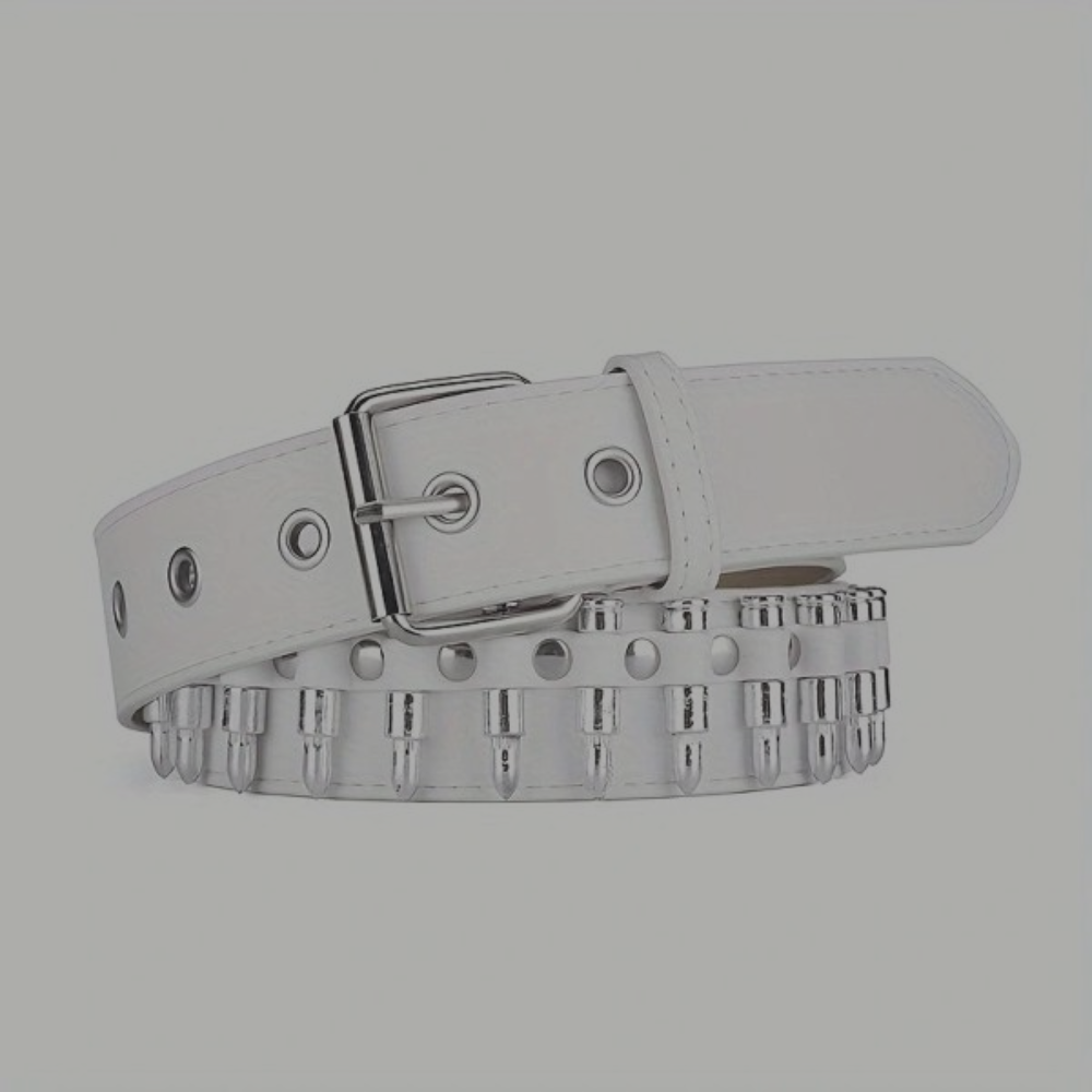 White Bullet Belt