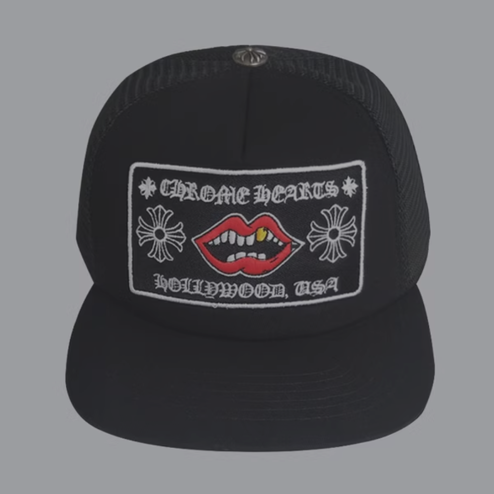 Chrome Hearts Cap 'Mouth' Black