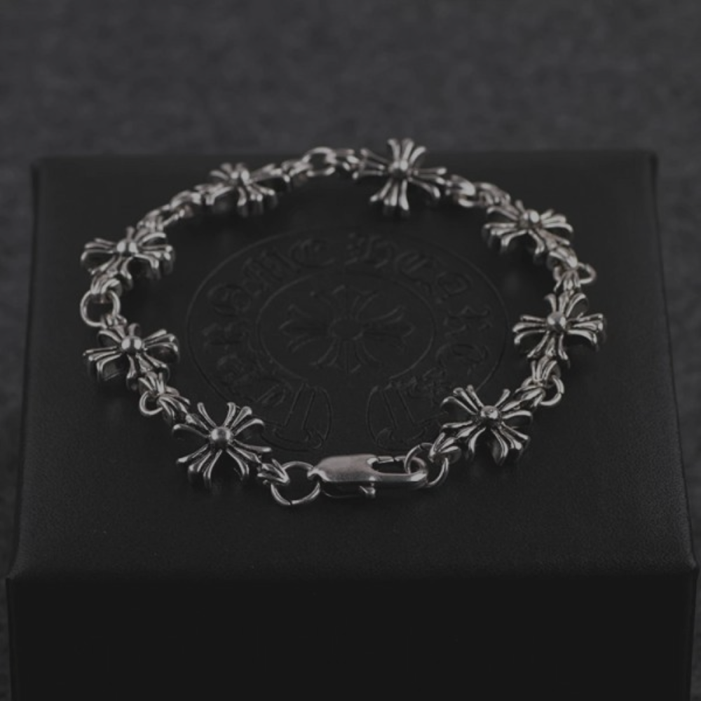 Chrome Hearts Bracelet 'Cross Wreath'