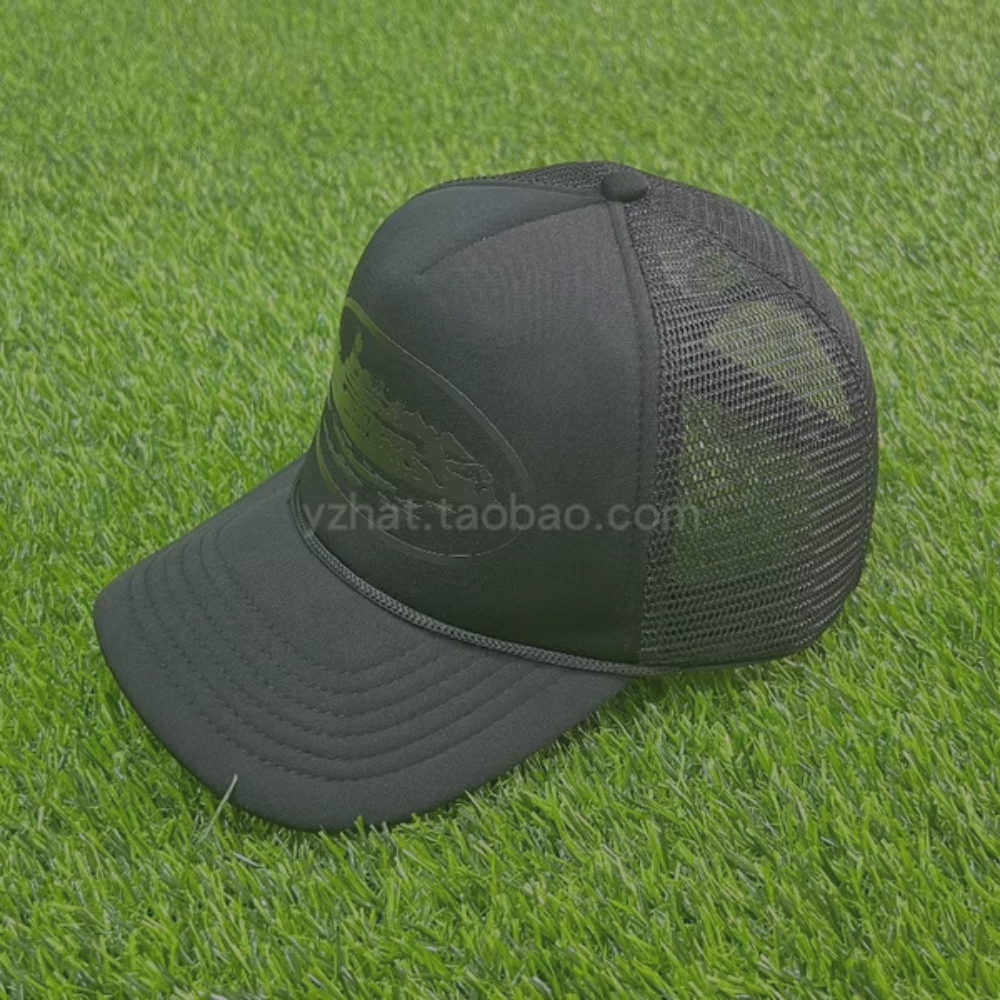 Corteiz Trucker Hat Black Logo 'Black'