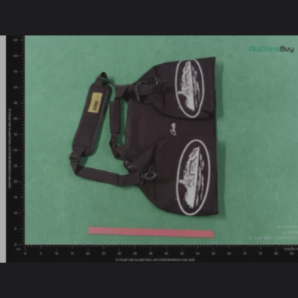 Corteiz Gym Bag 'Black'