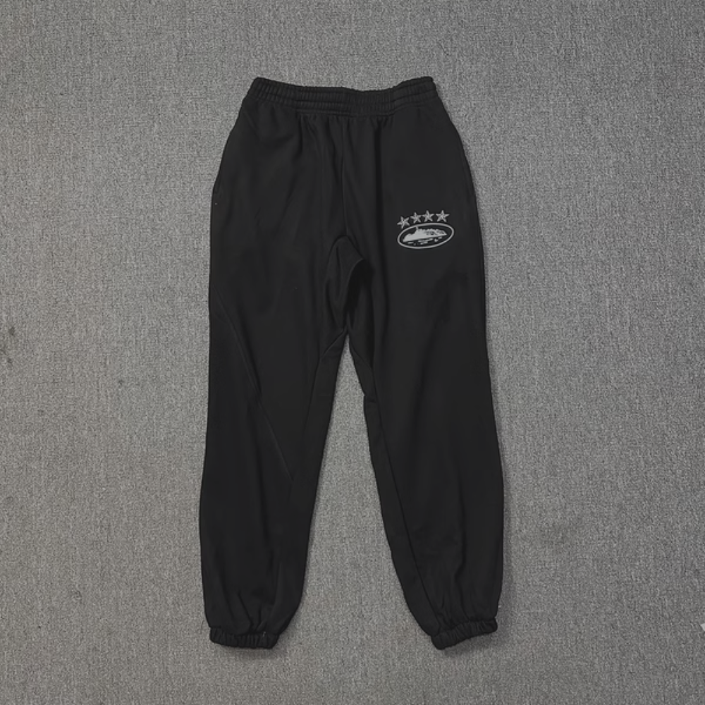Corteiz Sweatpants '4Star' Black