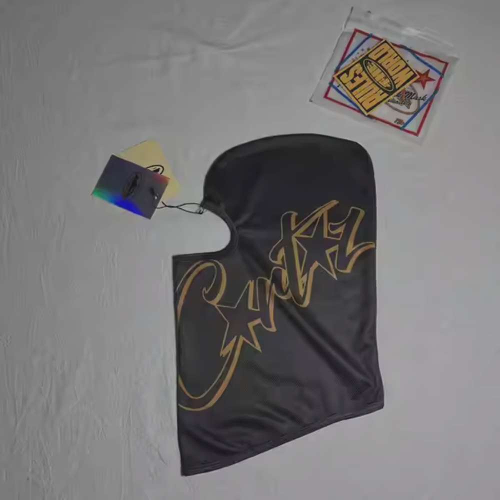 Corteiz Ski Mask Gold Allstar 'Black'