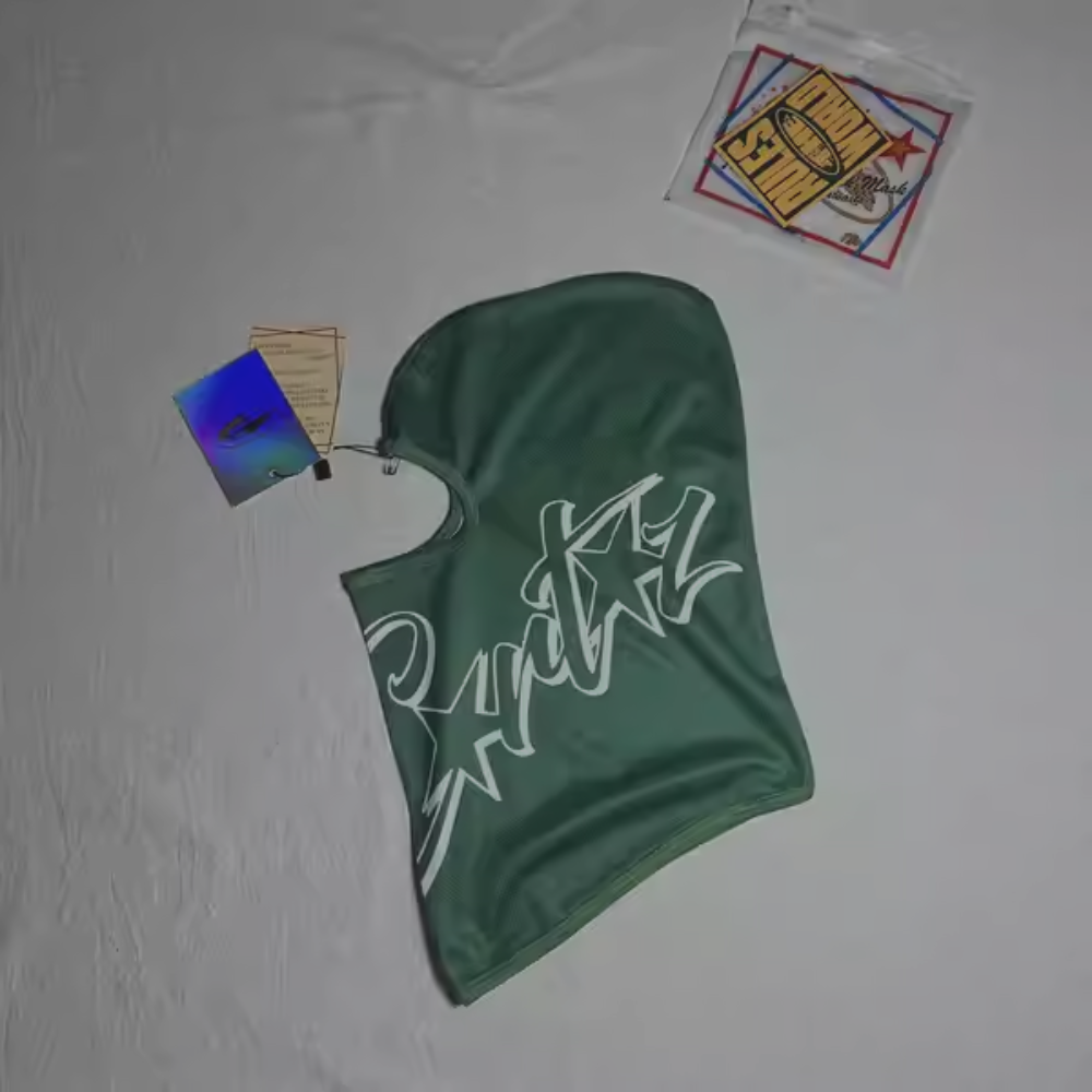 Corteiz Ski Mask Allstar 'Green'