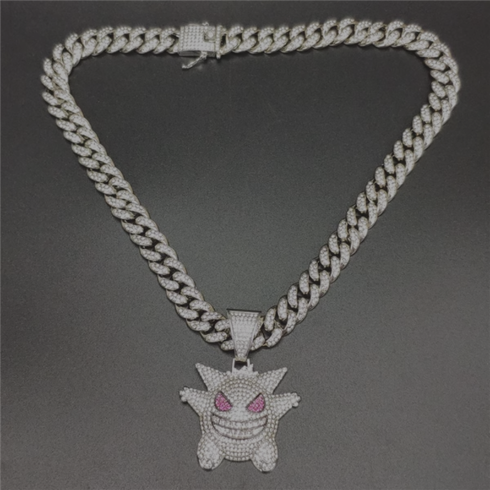 Gengar Cuban Link Chain 'Silver'