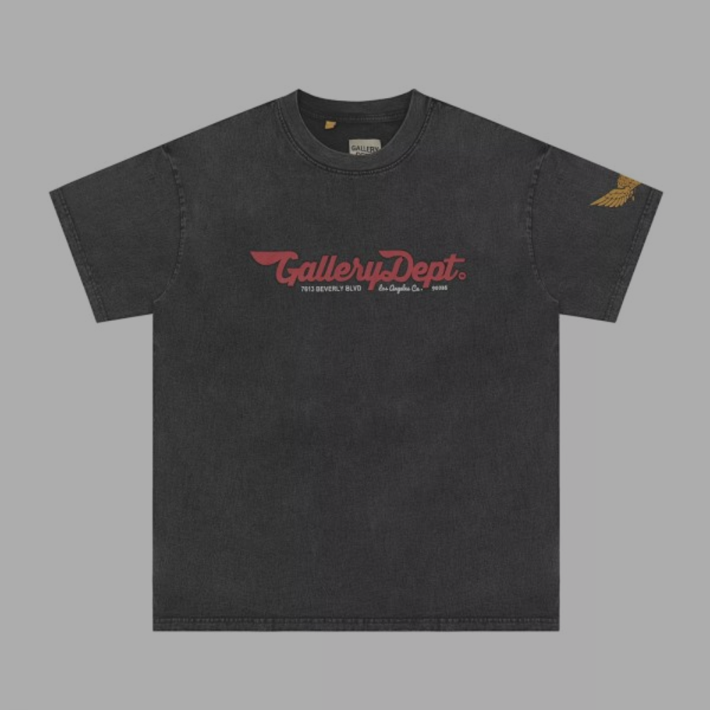 Gallery Dept. T-Shirt Beverly BLVD' Faded Black