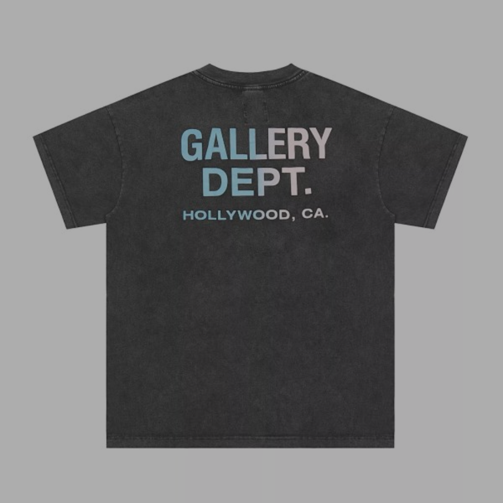 Gallery Dept. T-Shirt 'Fade to Beige' Faded Black