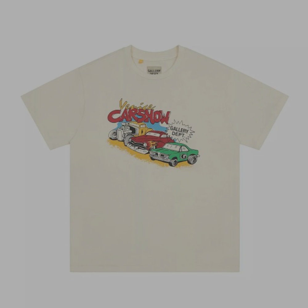 Gallery Dept. T-Shirt 'Venice Car Show' Off-White