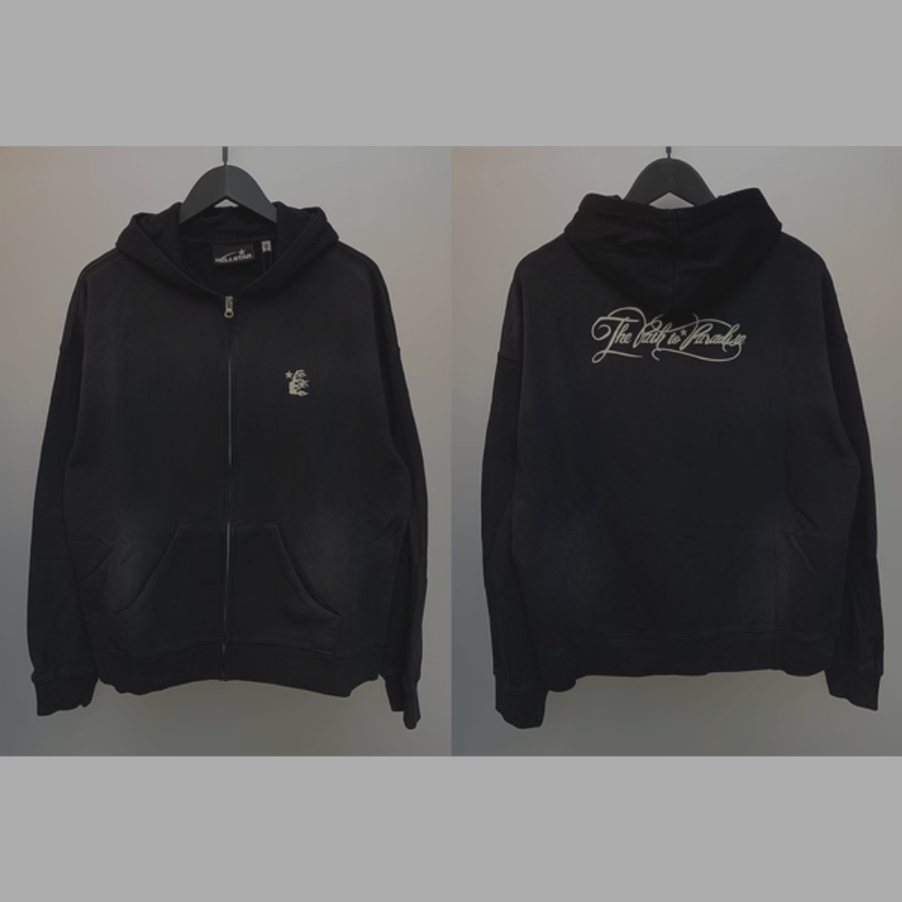 Hellstar Zip-Up Hoodie 'The Path to Paradise'