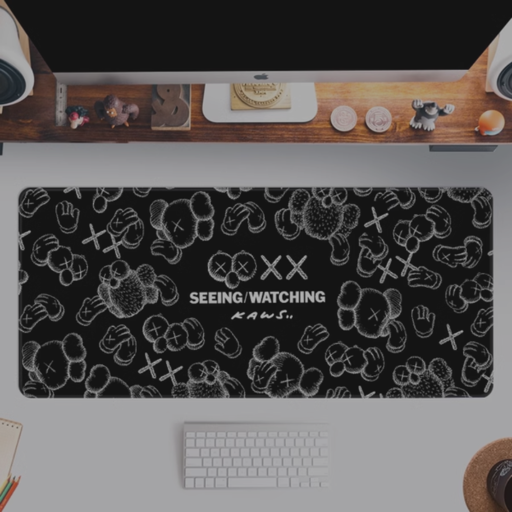 Kaws Mousepad Black 'Seeing Watching'