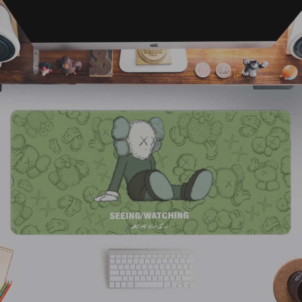 Kaws Mousepad Green 'Seeing Watching'