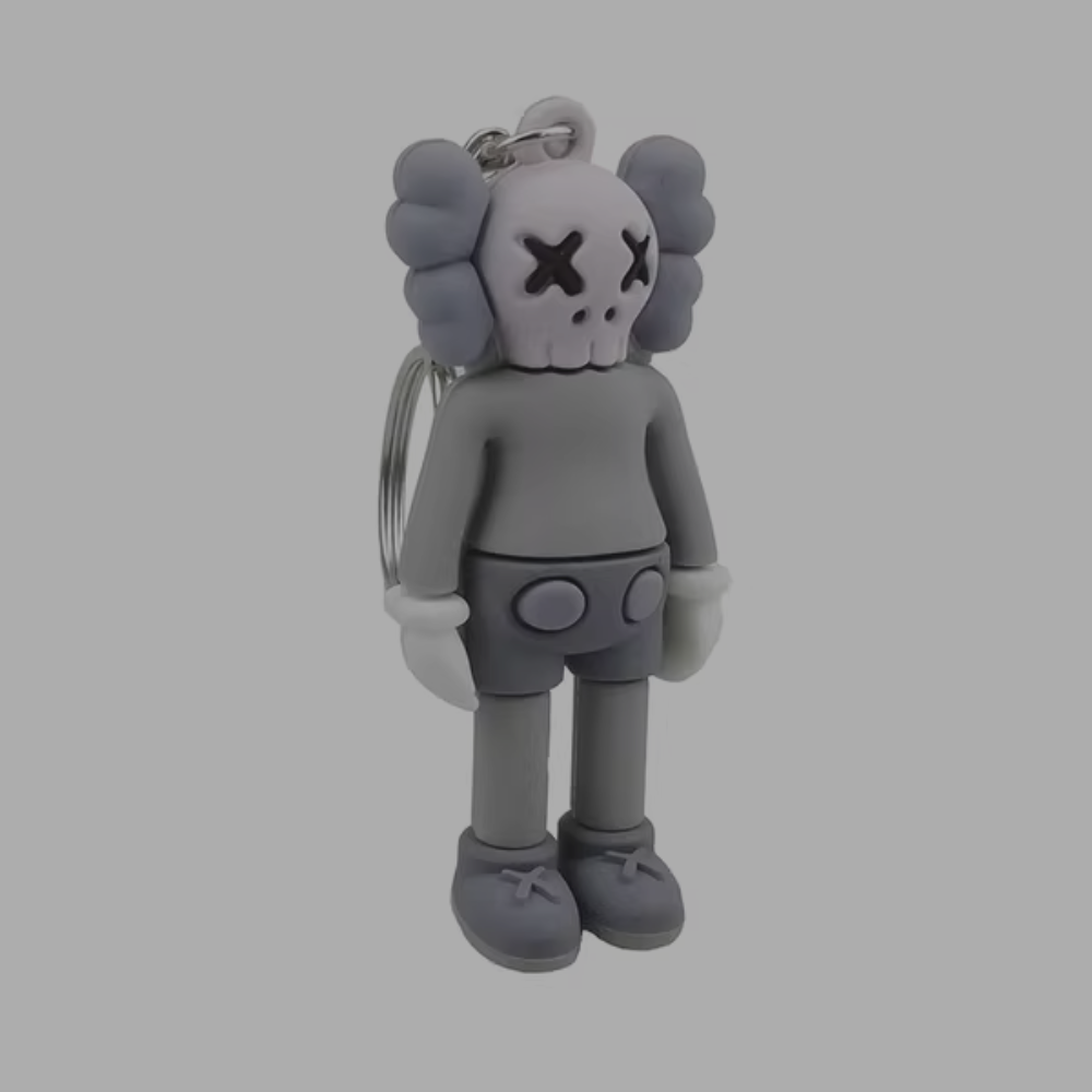 Keyring 'Kaws' Grey 2
