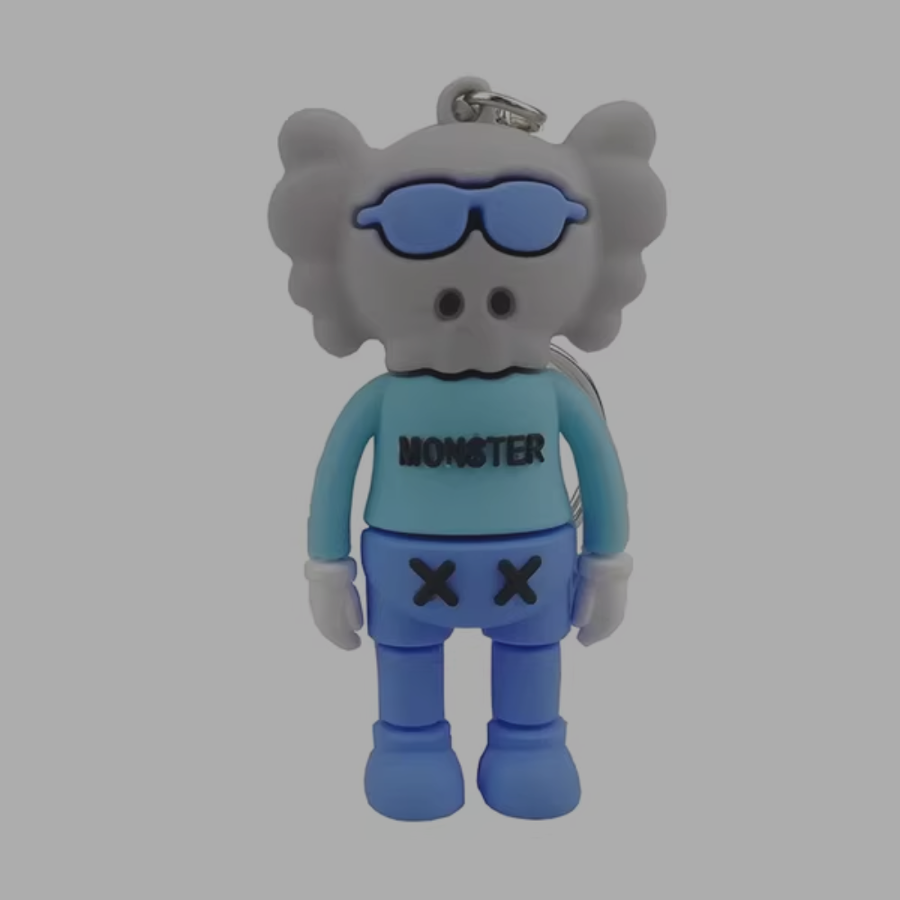 Keyring 'Kaws' Blue