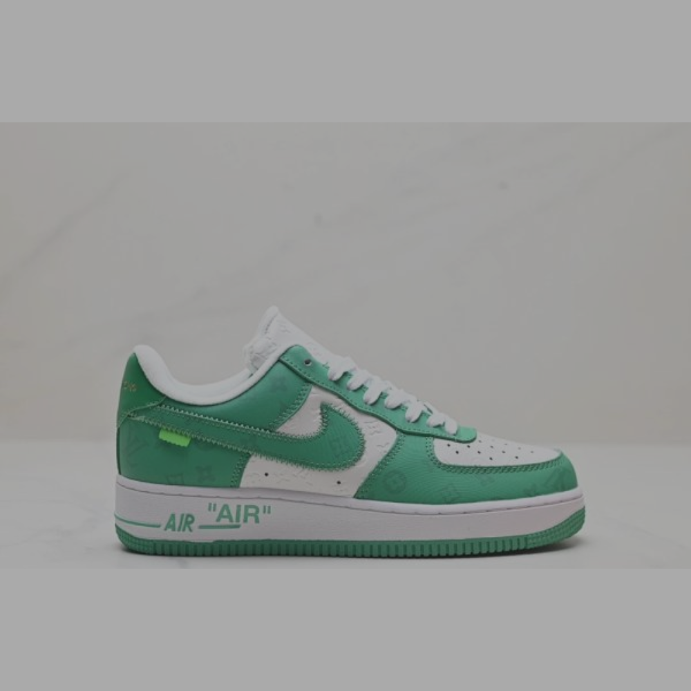 Louis Vuitton x Air Force 1 Low 'White Gym Green'