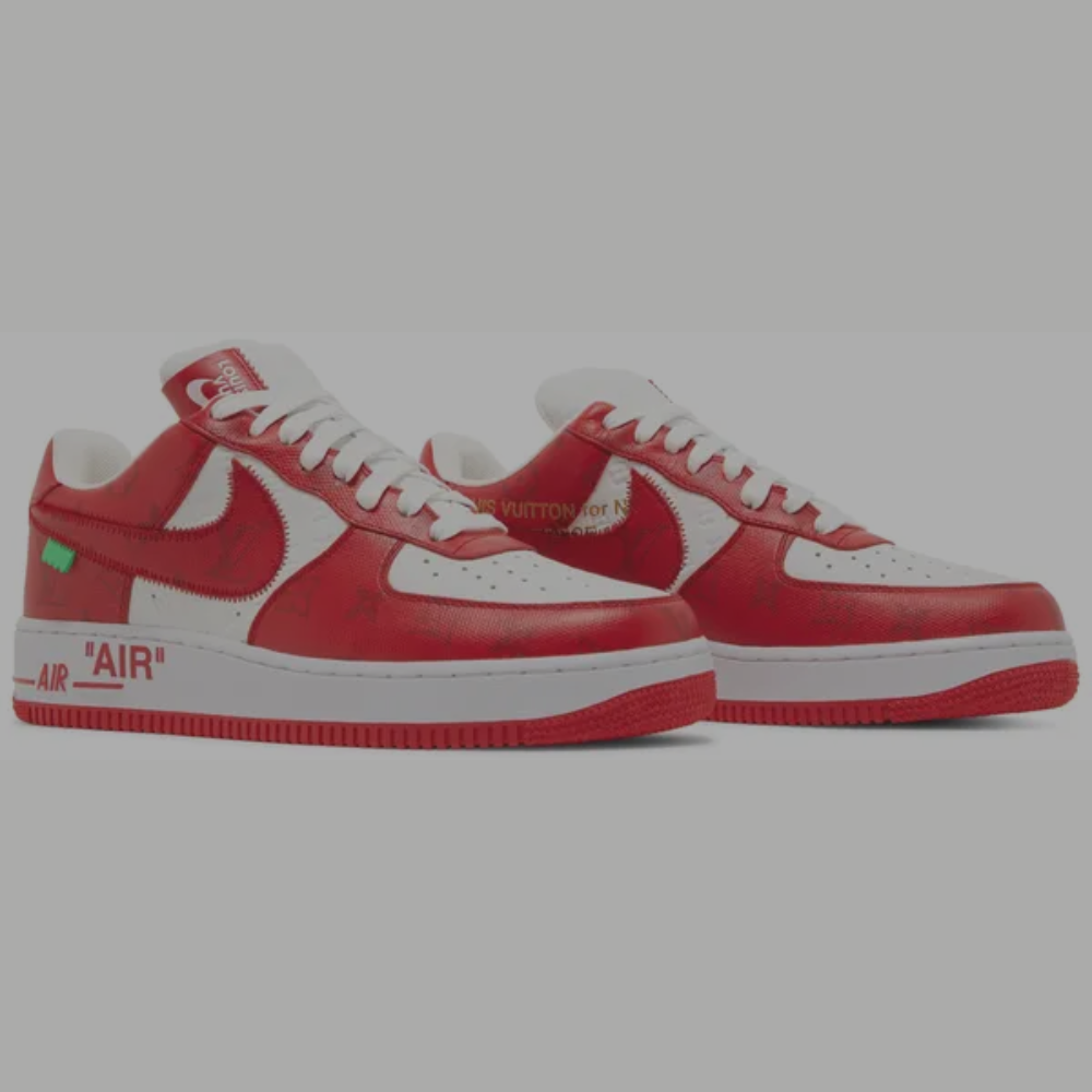 Louis Vuitton x Air Force 1 Low 'White Comet Red'