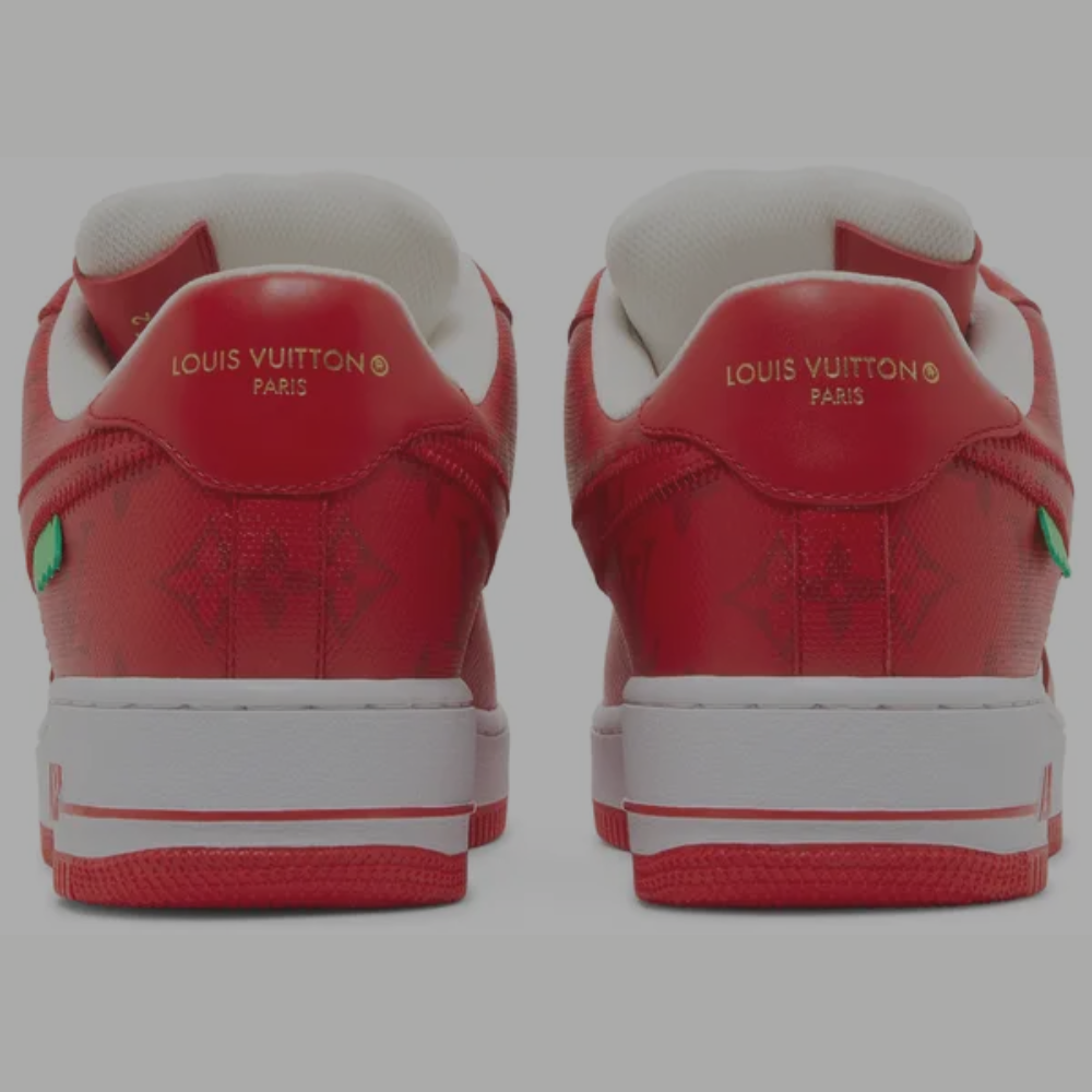 Louis Vuitton x Air Force 1 Low 'White Comet Red'