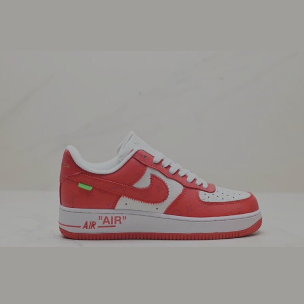 Louis Vuitton x Air Force 1 Low 'White Comet Red'