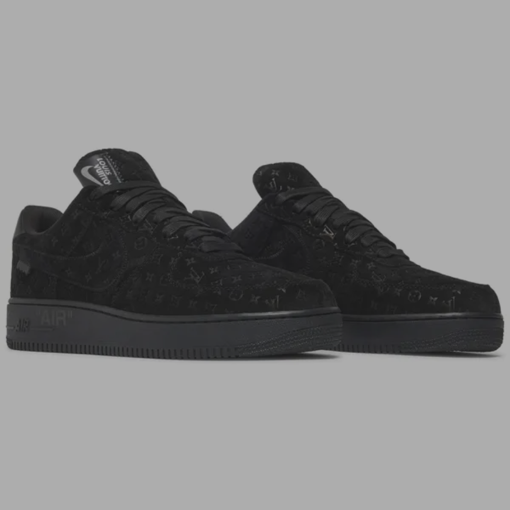 Louis Vuitton x Air Force 1 Low 'Triple Black'