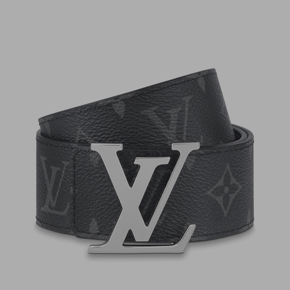 Louis Vuitton Belt 'Monogram' Silver Buckle