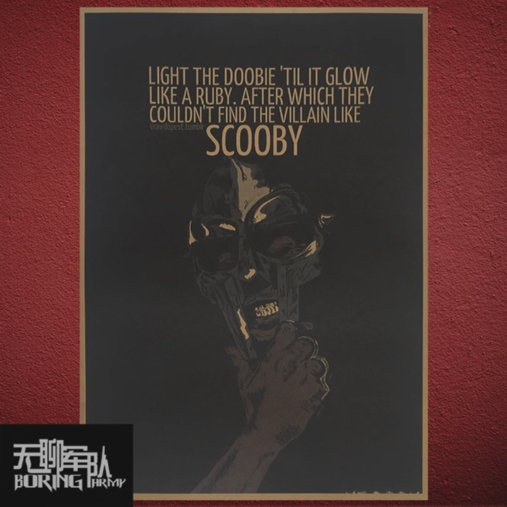MF DOOM Poster 'Scooby'