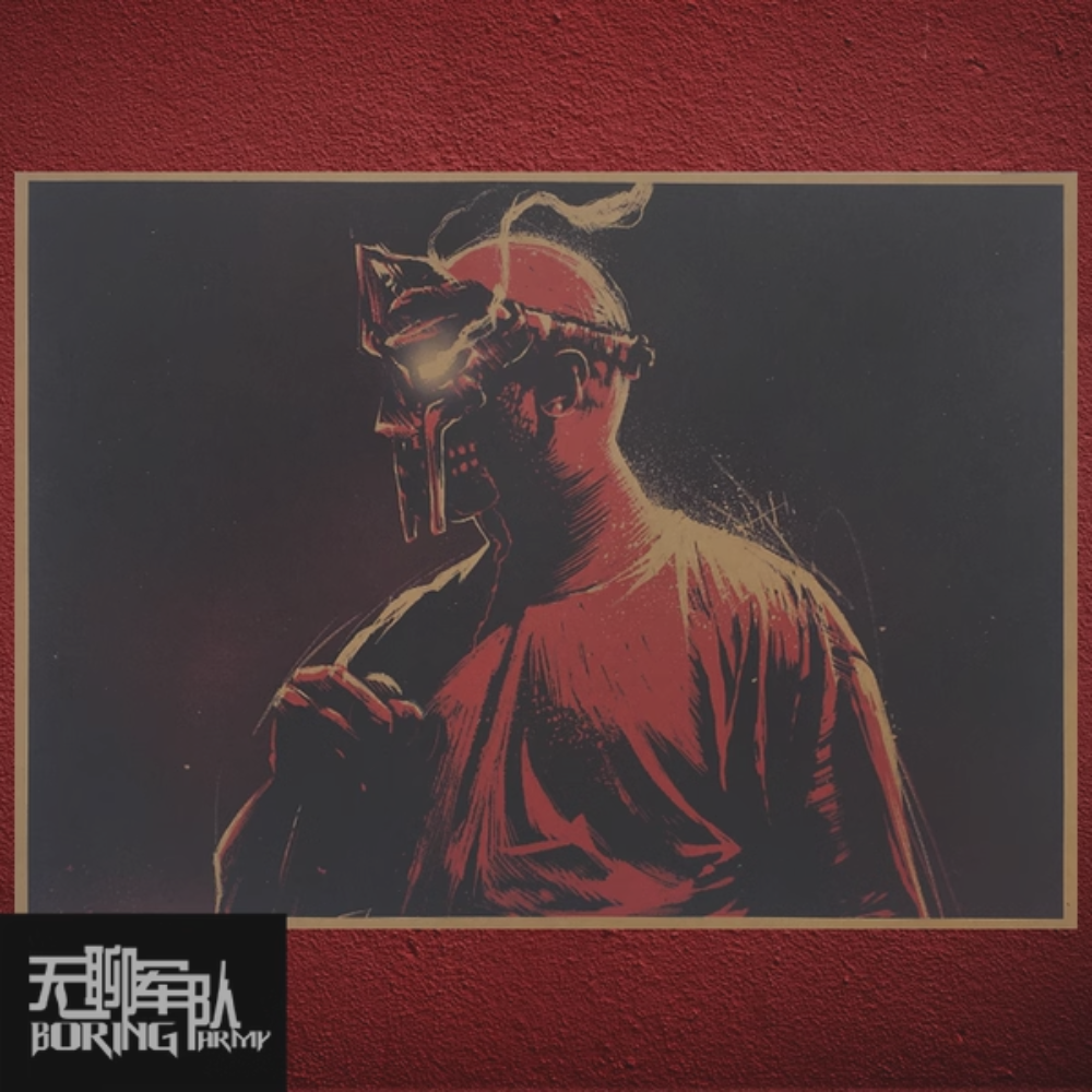 MF DOOM Poster 'Evil Stare'