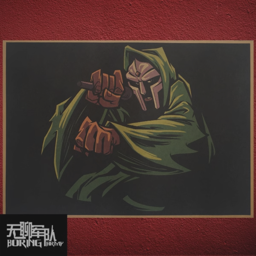 MF DOOM Poster 'Mic in Battle'