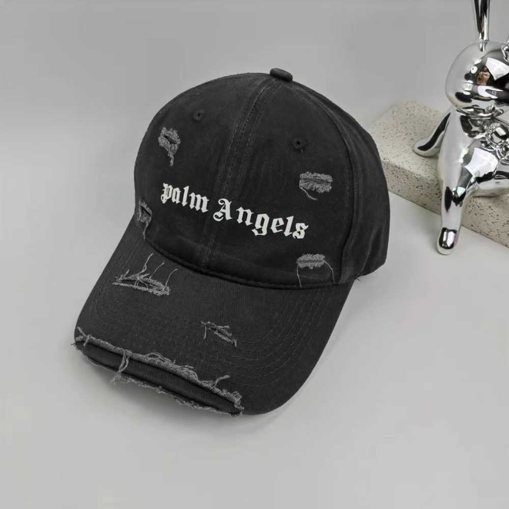 Palm Angels Cap 'Rugged Black'