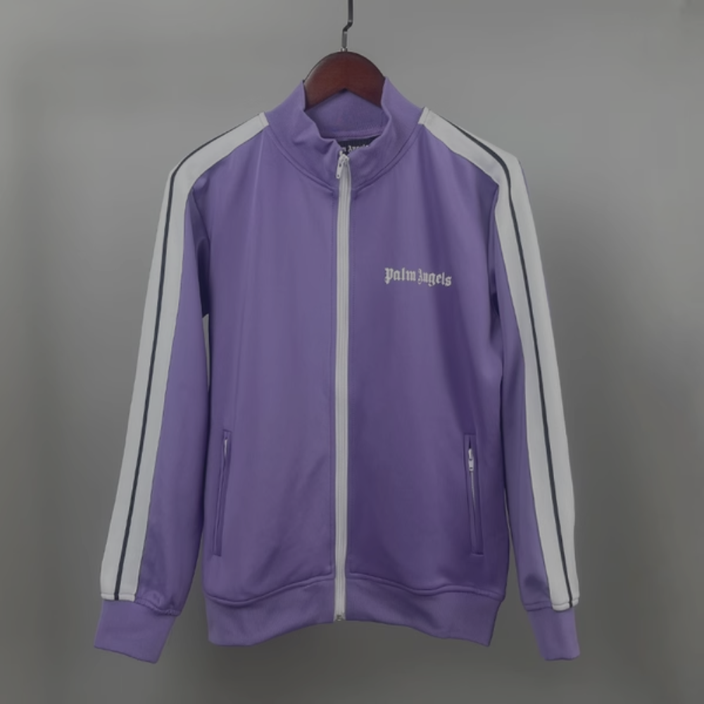 Palm Angels Zip Up Jacket 'Purple'