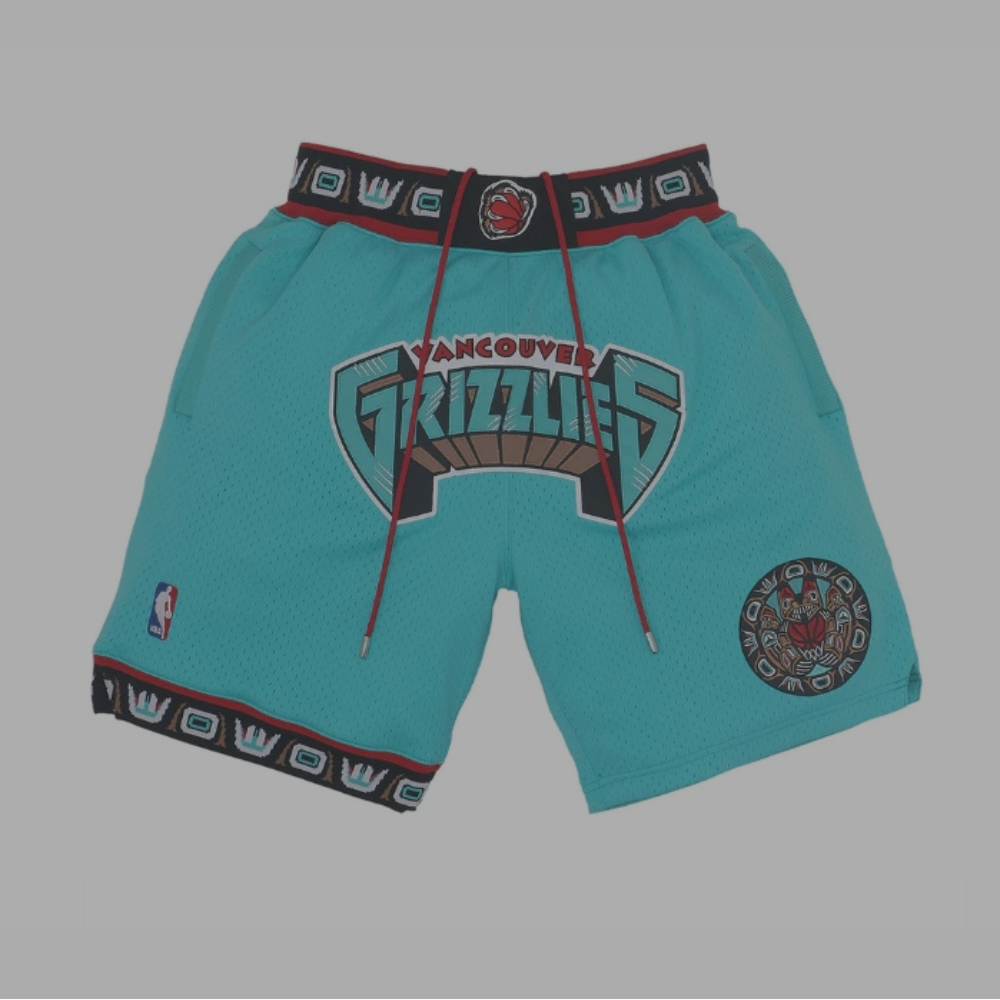 Retro Memphis Grizzlies NBA Shorts