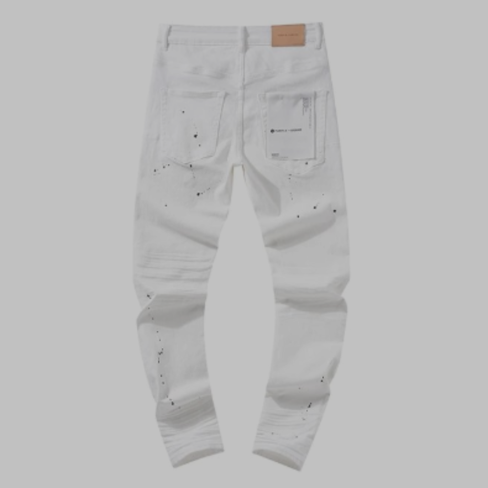 Purple Jeans 'White'