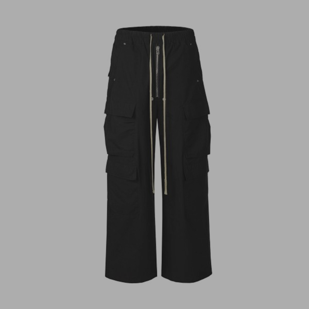 Rick Owens Parachute Cargo Pants 'Black'