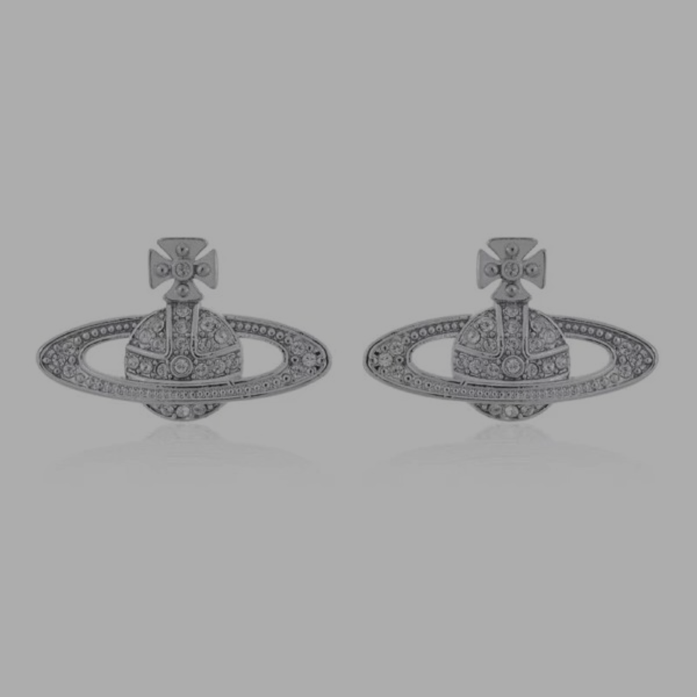 Vivienne Westwood Saturn Earrings 'Silver'