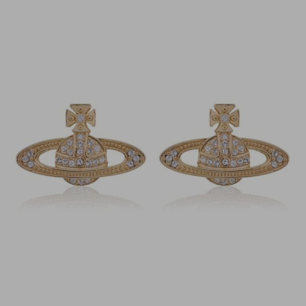 Vivienne Westwood Saturn Earrings 'Gold - Silver'
