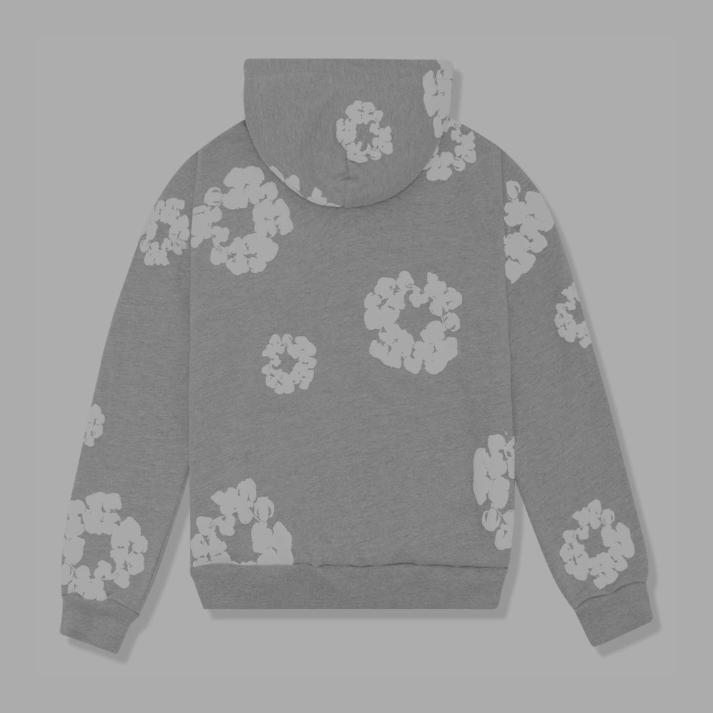 Denim Tears Cotton Wreath Hoodie 'Light Grey'