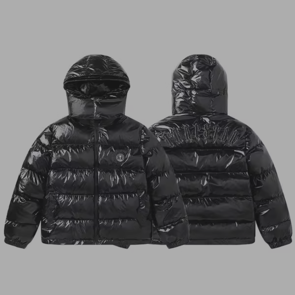 Trapstar Puffer Hoodie 'Presidential Black'