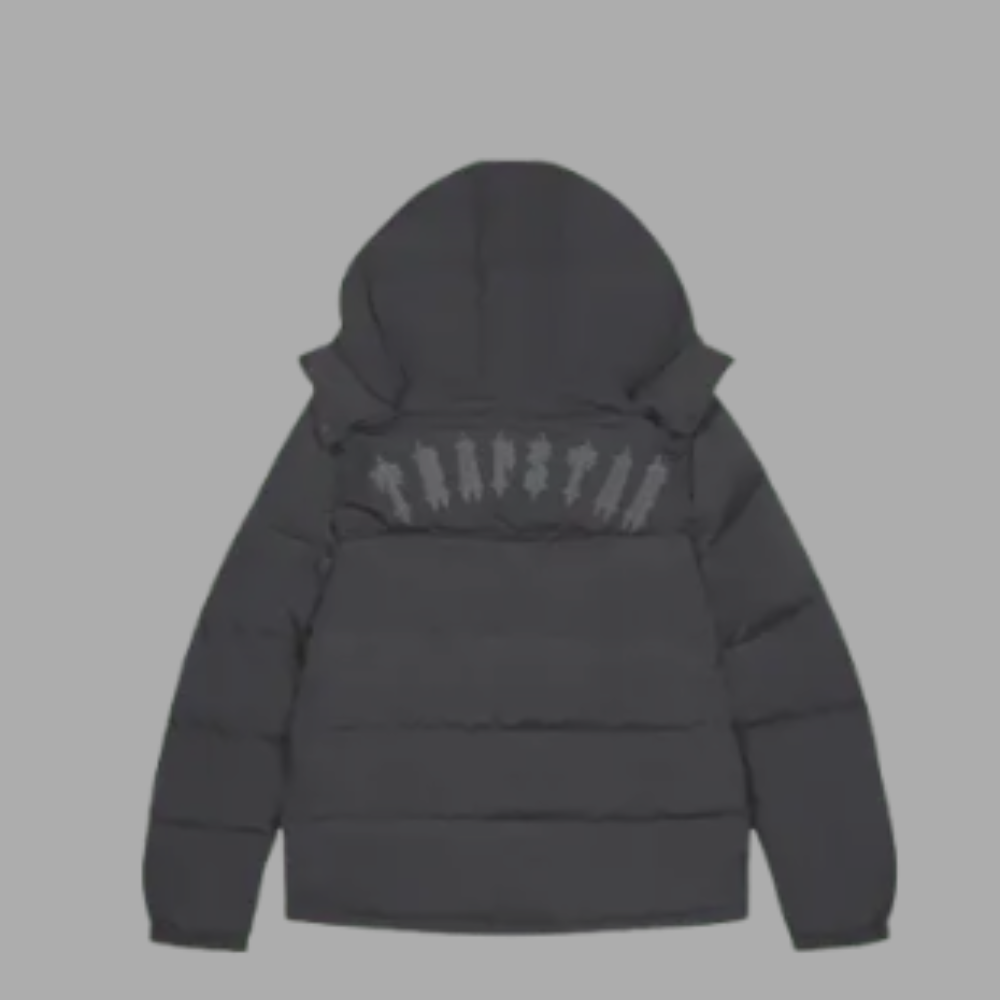 Trapstar Puffer Hoodie Slate 'Grey'