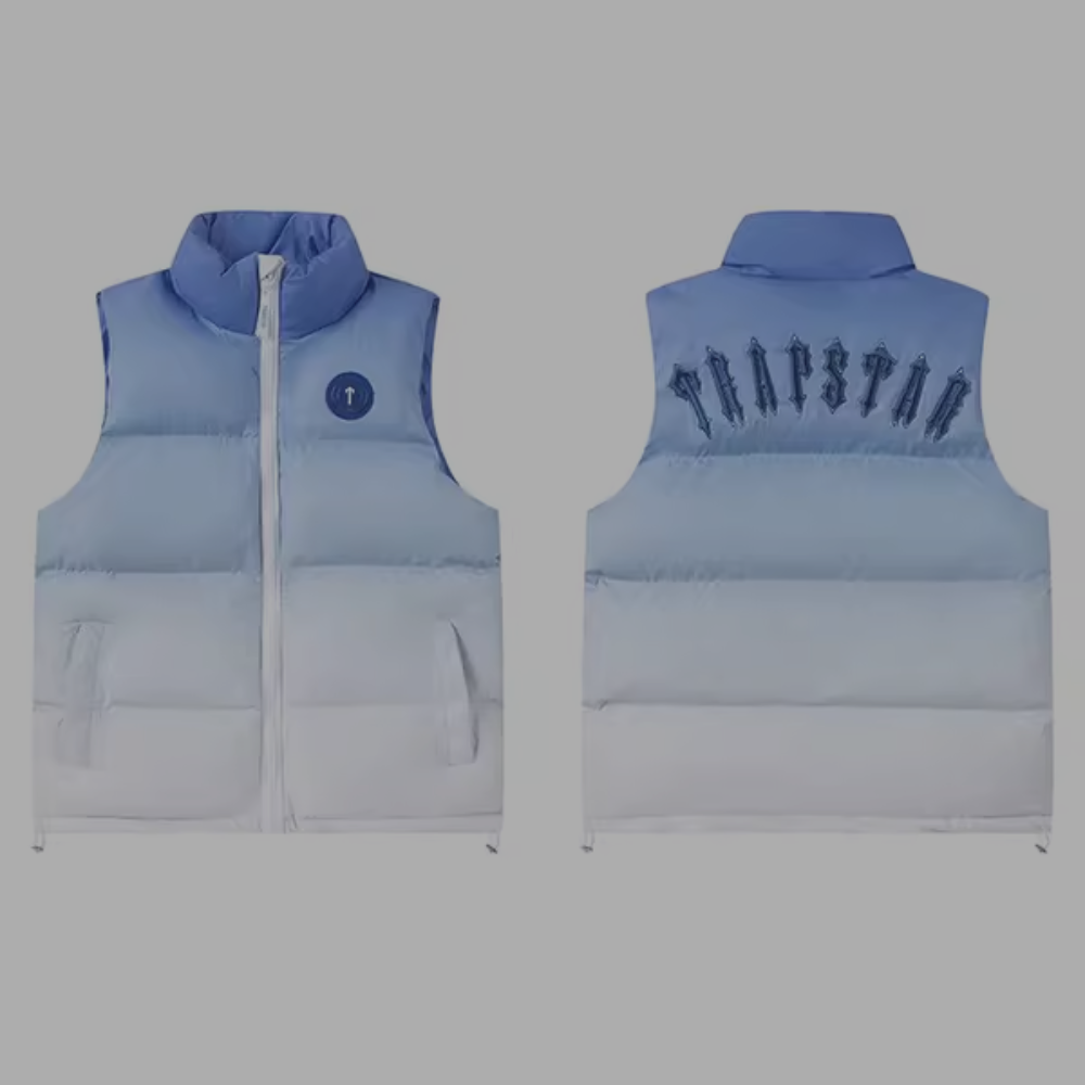 Trapstar Puffer Vest Light 'Light Blue-White'