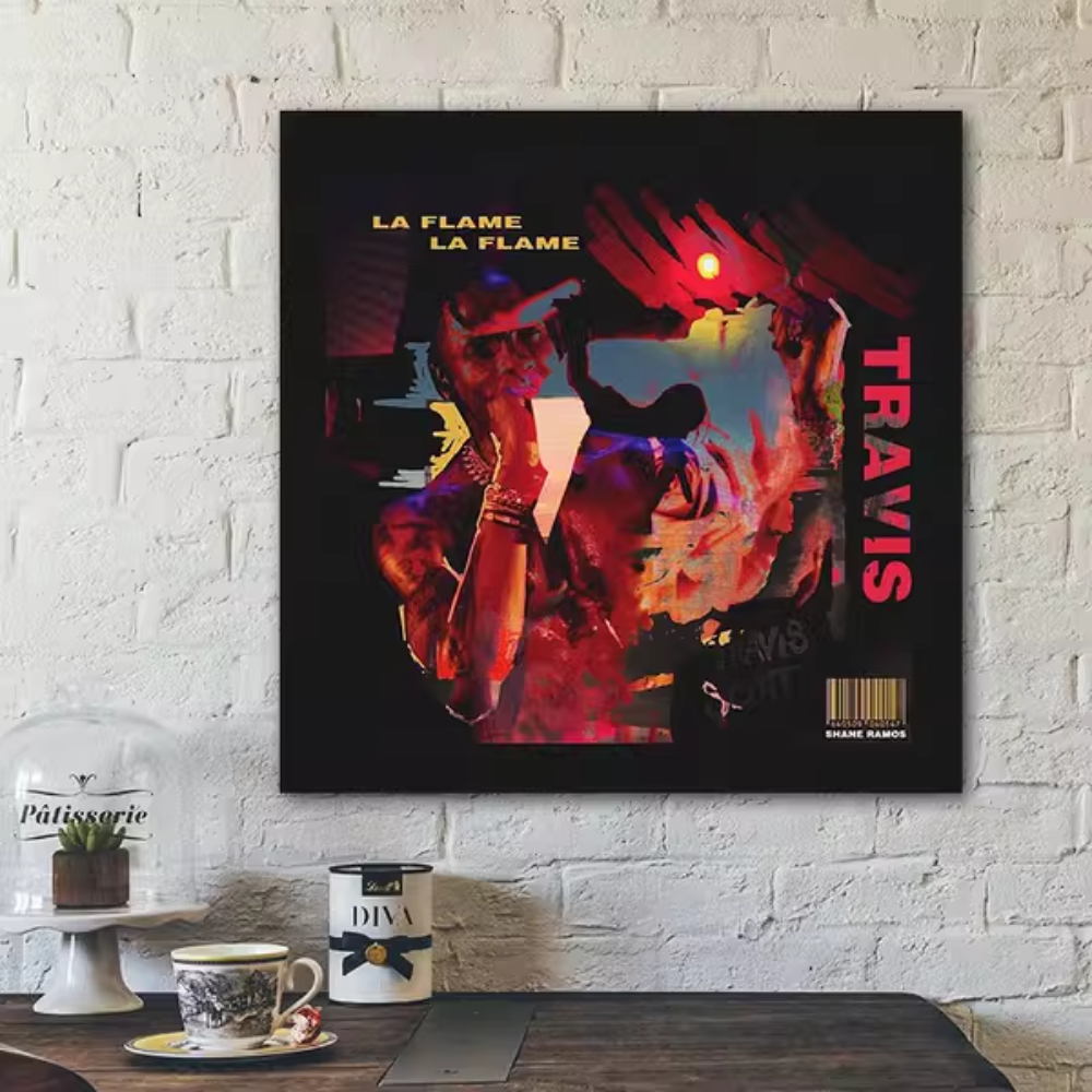 Travis Scott Artwork 'La Flame'