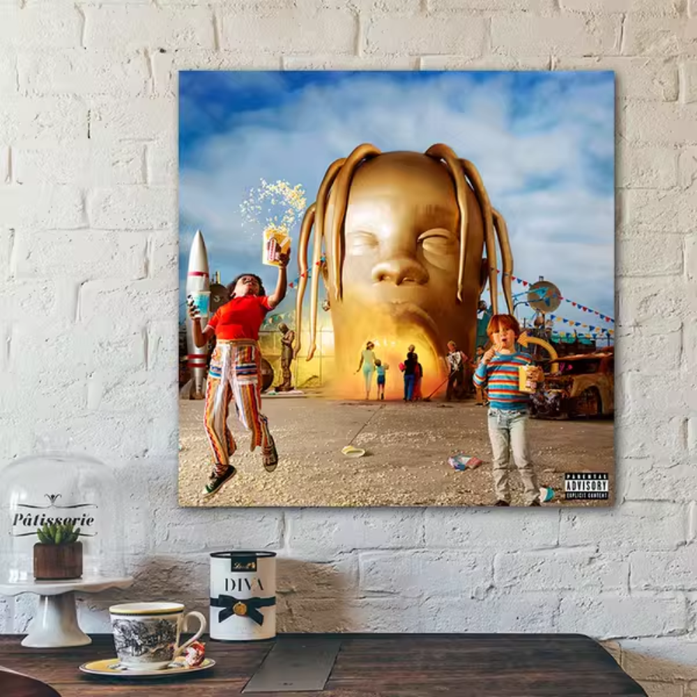 Travis Scott Album Cover 'Astroworld'