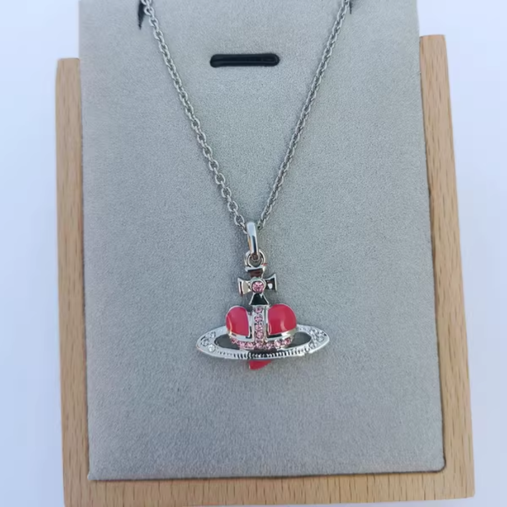 Vivienne Westwood Necklace 'Pink Heart'