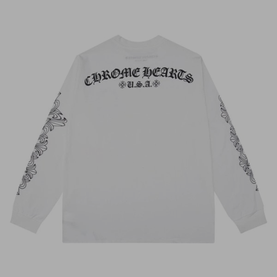 Chrome Hearts Long Sleeve 'USA' White